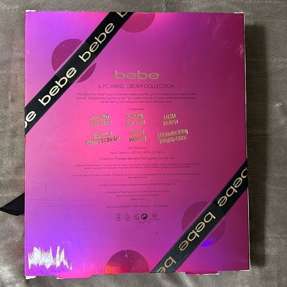 bebe 6 pc Hand Cream Collection Gift Pack for Her - Picture 2 of 9